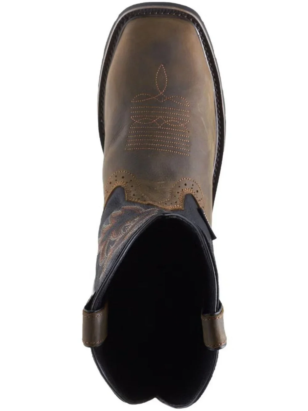 Wolverine Rancher Steel Toe Waterproof Wellington Work Boots Mens 12 Black Brown